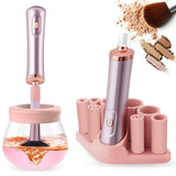 Automatic Makeup Brush Cleaner and Dryer Electric Cosmetic Brush Spinner Cleaner Device