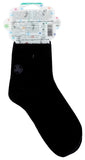 Earth Therapeutics Moisturizing Aloe Socks, Black