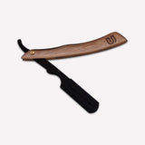 American Wood Stylish Cut Throat Barber Salon Men Shaving Razor +100 Blades