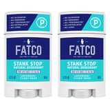 FATCO Stank Stop All Natural Deodorant with Tallow and Organic Coconut Oil – Lavender + Sage 2-Pack (1.7 oz)