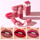 RONRONS 30 Pieces Cute Capsule Shaped Mini Lip Gloss Tubes Refillable Lip Balm Bottles Clear Empty Lip Balm Containers Reusable Plastic Lipstick Tube Containers with Rubber Insert Stoppers, 3ml