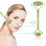 Facial Roller Set of 3, Ice Roller, Two-sided Jade Roller and Gua Sha Massage Tool, Rolling Tool for Facial Beauty and Body Massage, Helps Reduce Puffy, Releases Stress and Tension