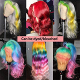 Blonde Lace Front Wigs Human Hair 613 Body Wave Wig T Part Human Hair Wigs for Black Women Pre Plucked with Baby Hair 150% Density 9A Brazilian Blonde Virgin Hair (10inch, 613 body wave wig)