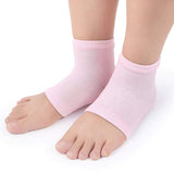 Runee Moisturizing Gel Heel Socks Open Toe For Dry, Hard, Rough, And Cracked Skin - Treatment Care For Softer Heel, 3 Pair
