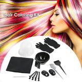 Anself 15pcs Hair Coloring Dyeing Kit,Hair Tinting Bowl,Dye Brush,Ear Cover,Cape,Highlighting Cap,Hair Hook and Hair Clips for Professional Salon Hair Coloring Tools