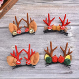 Deer Hairpin Antler Headband Deer Hair Clip For Chritmas Antler Hairpin For Girls Women Deer Hair Clip Gift Decoration