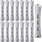 84 Pieces Hair Perm Rods Hair Curling Rollers Perming Rods Curlers Cold Wave Rods for Hairdressing Styling Tools (Gray,0.59 Inch)