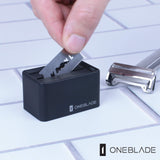 Feather FHS-10 Single Edge Razor Blades (60 Count) with Blade Recycling Bank | Hi-Stainless Carbon Steel, Platinum & PTFE Coated | Ultra-Sharp, Durable & Comfortable | O.23mm Thickness