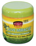 African Pride Olive Miracle Anti-Breakage Formula, 6 oz (170 g) (Bundle of 4)