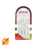 Del Sol Color-Changing Hair Prongs - Changes Color from in the Sun - Stylish Hair Clips that give you Two looks in One - 3 Piece