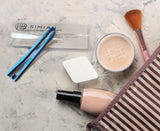 SIMIAN Tweezers - precision tweezers professional quality made in Japan for eyebrow eyelash women and men (Black)