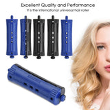 Hair Rollers with Rubber Band, 6Pcs Salon Standard Wave Rods Heat Perm Curling 1-6 Sizes Hair Clip Curlers DIY Hairdressing Tool for Girls Women(#3(2.5cm / 1.0inch))