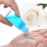 24 Pieces Empty Bottles with Flip Cap Travel Size Containers Empty Plastic Bottle with 2 Pieces Transfer Funnels for Liquid, Lotions, Creams, Shampoo and Toiletries (60 ml)