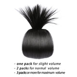 16 inches Remy Tape in Hair Extensions Full Cuticle Virgin Hair Straight 40g 20pcs Jet Black Color
