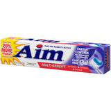 AIM Tartar Control Plus Mouthwash & Whitening Anticavity Fluoride Toothpaste, 5.5 oz