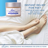 Elon Herbal Foot Cream (1.7 oz.) – Hydrating Foot Healing Cream w/Vitamin E & Green Tea Extract – Stimulates Skin Renewal & Gives Instant Relief – Best Foot Cream For Dry Cracked Feet & Diabetic Feet