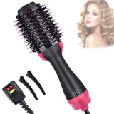 Hair Dryer Brush, Hot Air Brush, 4-in-1 Negative Ionic Hair Dryer and Volumizer Brush, Anti Scald Blow Dryer Brush Reduce Frizz and Static for Women