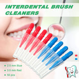 250 Pcs Interdental Brush Teeth Soft Dental Picks Tooth Floss Interdental Brush Refill Dental Flosser Toothpick Cleaners Tooth Cleaning Tool