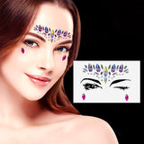 10 Sets Mermaid Face Gems Glitter - Rhinestone Rave Festival Face Jewels, Crystals Face Stickers, Eyes Face Body Jewels Stickers for Music Festivals Bohemian (Mermaid Tale)