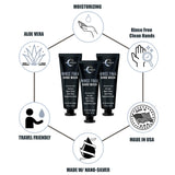 NEW Challenger Men's Rinse Free Hand Wash - 3x 1oz - Portable, 30% Alcohol Hand Wash both Cleans & Moisturizes. Hydrates Hands, Forearms, & Skin - Cleansing 30% Alc. Based Formula Washes and Nourishes