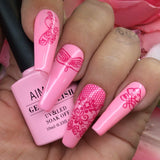 AIMEILI Soak Off UV LED Gel Nail Polish Nude Pink Color Set Of 6pcs X 10ml - Kit Set 31