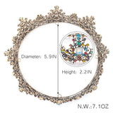 Yean Baroque Crowns and Tiaras Gold Rhinestones Bridal Queen Crown Bride Wedding Tiara for Women and Girls