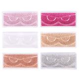 20pcs Regular Slide (Silver Background) Eyelash Case for Strip False Eyelashes