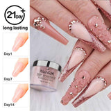 NAILGIL Dip Powder Kit Powder Refill Set- 10 Colors Dipping Powder Nail Starter Kit for Beginners No UV/LED Lamp Needed French Nail Manicure