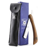 Haryali Professional Barber Straight Edge Razor For Men With Wood Handle