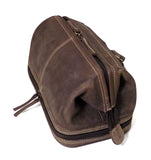 Toiletry Bag "ORLANDO" | Made Of Buffalo Leather | Men Women Travel Kit Wash Bag Accessory Brown | By Alpenleder