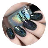 Cirque Colors Holographic Nail Polish - We Trippy - Top Coat - 0.37 fl. oz. (11 ml) - Vegan, Cruelty-Free, Non-Toxic Formula