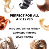 Perfect Hair Coconut Oil Hair Serum - Infused with Raw Virgin Olive Oil, Sweet Almond, Keratin, & Algae Extract - Rejuvenate, Strengthen and Restore Hair to Natural Beauty - 50ml (5 Pack)