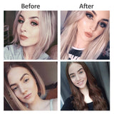 20inch #613 Bleach Blonde 8 Pieces 18 Clips Straight Hair Extensions Grade 7A Full Head Virgin Hair Extensions Lakihair