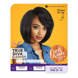 Sensationnel Lace Front Edge Curls Kinks & Co TRUE DIVA (T2/BG)