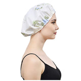 DREYOLIFE Variety Shower Cap for Women Hair Caps for Shower Reusable Shower Cap for Long Hair Large Turban Double Shower Cap