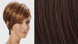 Hairdo Angled Cut Short Comfort Cap Wig, Chocolate Copper by Hairuwear