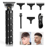 Hair Clippers for Men, Zero Gapped Hair trimmers, Anyfun T-Blade Trimmers for Hair Cutting, Cordless Hair Clippers Barber Clippers，USB Qucik Charge Waterproof Pro Li Trimmers，Easy to clean and use (Black)