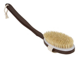 Natural Elements Exfoliating Brush, Long Handle Back Scrubber, Dry Brush