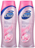 Dial Moisturizing Body Wash, Silk & Magnolia with Silk Protein and Magnolia Blossom, 16 oz, (Pack of 2)