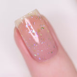 ILNP Looking Glass - Blue, Purple, Pink Color Shifting Iridescent Flakie Topper Nail Polish