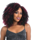 Sensationnel X-Pression Pre-Looped Synthetic Crochet Braid - 3X BOUNCE TWIST 8" (T1B/PURPLE/BLK)