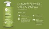 Australian Native Botanicals Natural Shampoo For Normal Hair - Vegan Sulfate Free Shampoo For Men & Women - Natural Hair Care, 17 Fl.Oz / 500ml (ANB5832EN06)