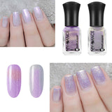 Ownest 6 Colors Pearl Nail Polish, Shell Nail Polish Lacquer Shiny Shimmer Manicure Varnish Salon Art Nail Lacquer Mermaid Pearl Shell Nail Polish Color-Set B