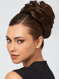 Style-a-Do Hair Wrap Color R830 GINGER BROWN - Hairdo 6" Length Chignon Tru2Life Heat Friendly Elastic Band Synthetic Updo Bun Hairpiece
