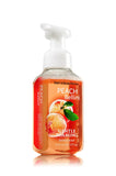 Bath and Body Works Kitchen Favorites Soap Collection (Set of 4) Black Cherry Merlot + Kitchen Lemon + Eucalyptus Mint + Peach Bellini -- Bath & Body Works Gentle Foaming Hand Soaps