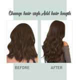 Hair Extensions Tape in Balayage Brown Tape in Hair Extensions Invisible Tape Hair Extensions Dark Brown Balayage Caramel 24inch 20pcs 50g