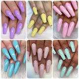 ROSALIND 15ml Gel Nail Polish 6 Colors Set Soak Off Long Lasting Gel Nails Art Solid Semi permanent Manicure Beauty Salon Summer Colors Set