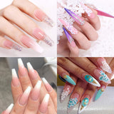 24 Colors Acrylic Powders Set, Popular Nail Art Colors Nail Powder 24pcs, DIY Starter Kit Nail Extension Powders
