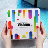Gel Nail Polish Starter Kit - 6 Colors Gel Polish Set Base Top Coat, 36W LED Nail Dryer Lamp with Full DIY Gel Manicure Nail Tools by Vishine 8ml #C003