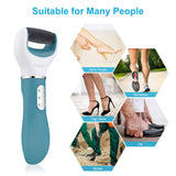 Electric Foot Callus Remover,Rechargeable Pedicure Tools,3 Speeds Electric Callus Remover for Feet with 4 Coarse Roller Heads,Electric Foot File Fit,Electric Foot Scraper(Green)